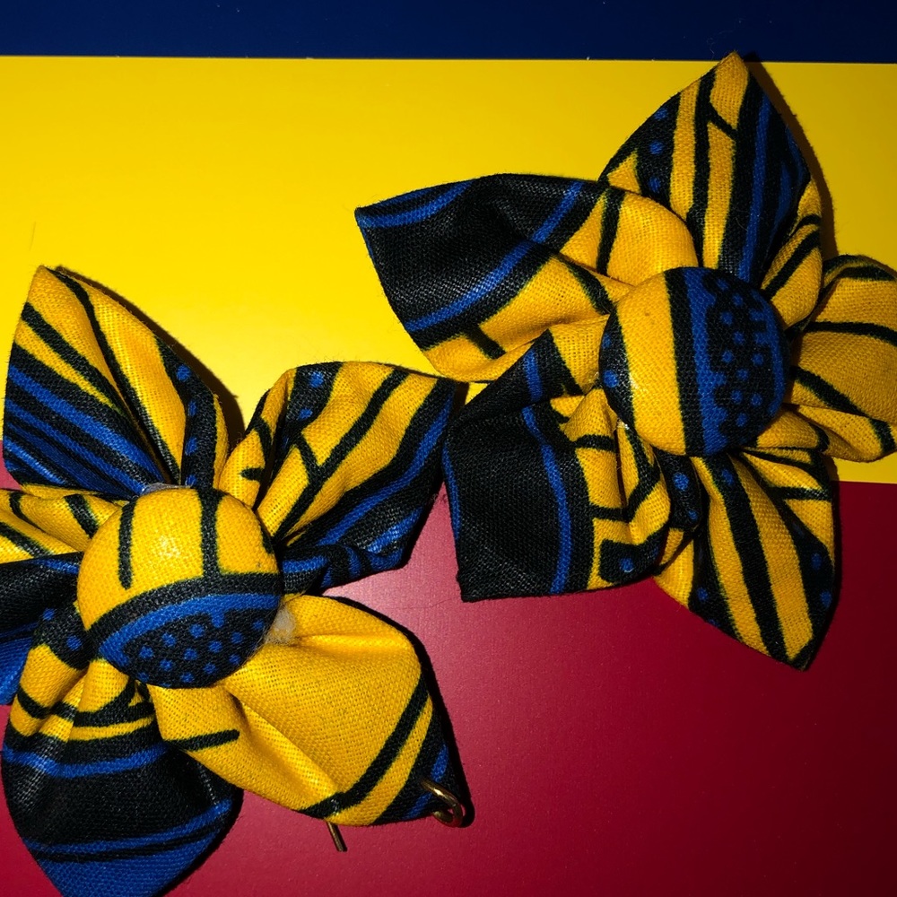 Handmade African Print Earrings